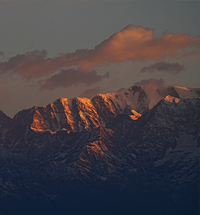 Golden hour · Himalayas